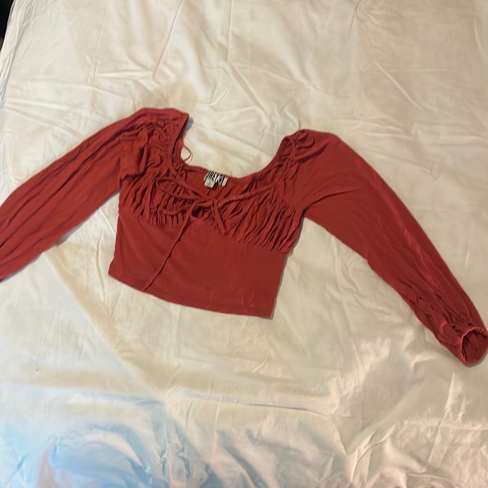 Pink Womens Crop top